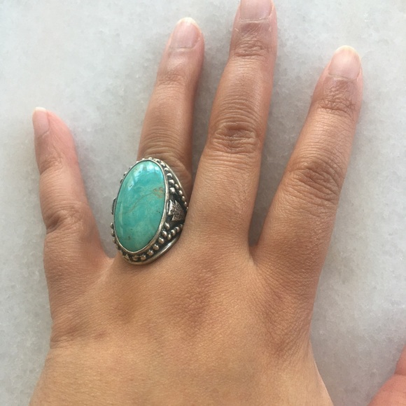 Sterling Silver Turquoise Ring - Picture 2 of 4